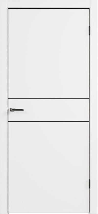Межкомнатная дверь Emalitum 2 (Снежно-белый) 600*2000