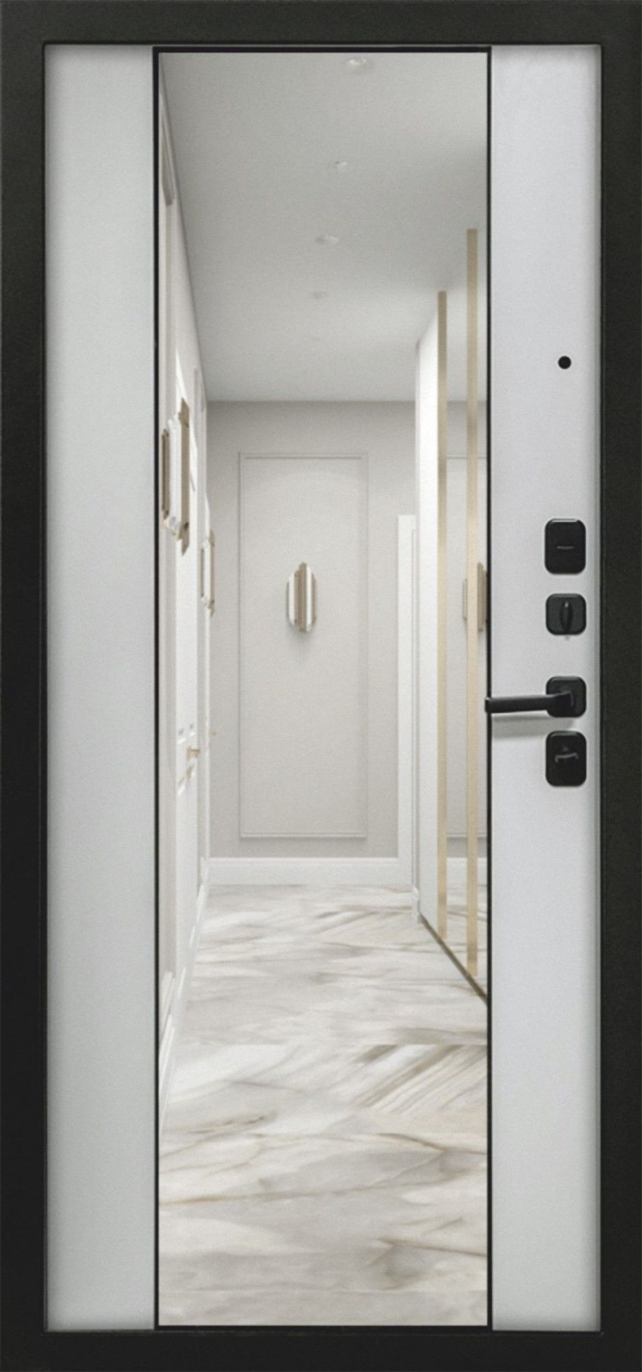 Входная дверь МОРРА 2 860*2050 (МОРРА 2 белый матовый)