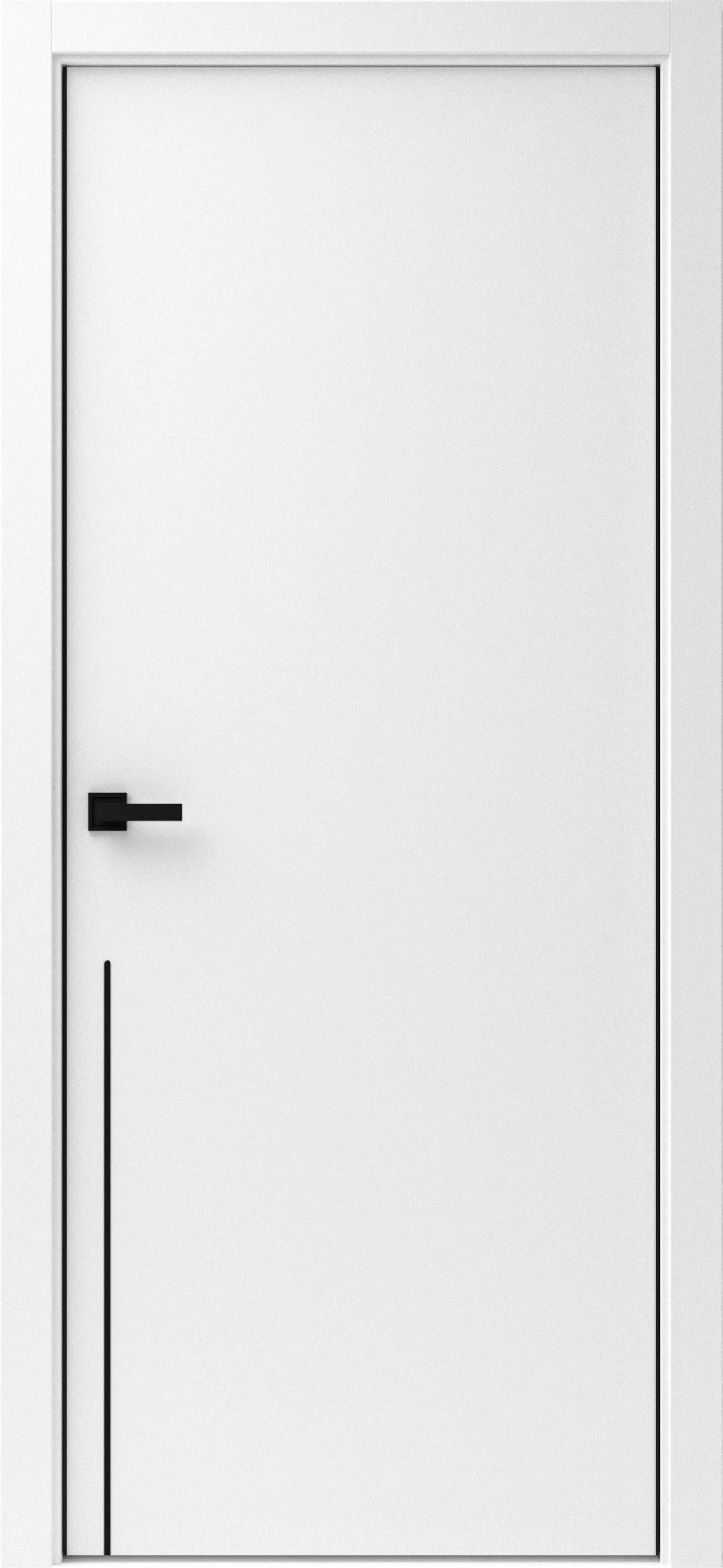 Межкомнатная дверь Emalitum 6 (Снежно-белый) 600*2000