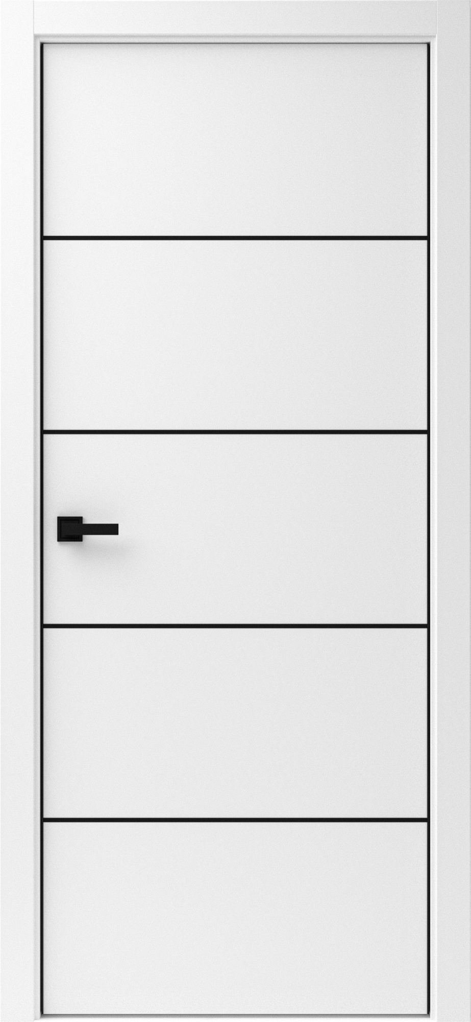 Межкомнатная дверь Emalitum 5 (Снежно-белый) 600*2000