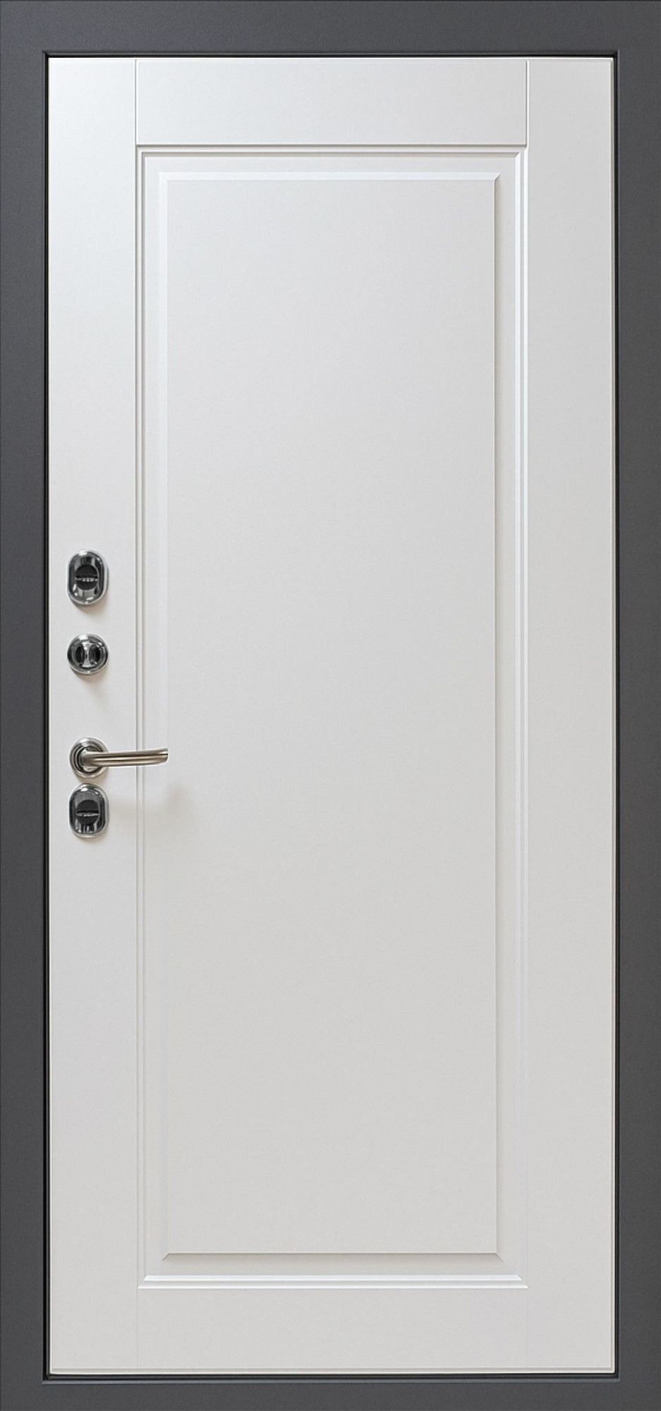 Входная дверь ТЕРМО ПАЛЕРМО 860*2050 (ТЕРМО ПАЛЕРМО белый матовый)