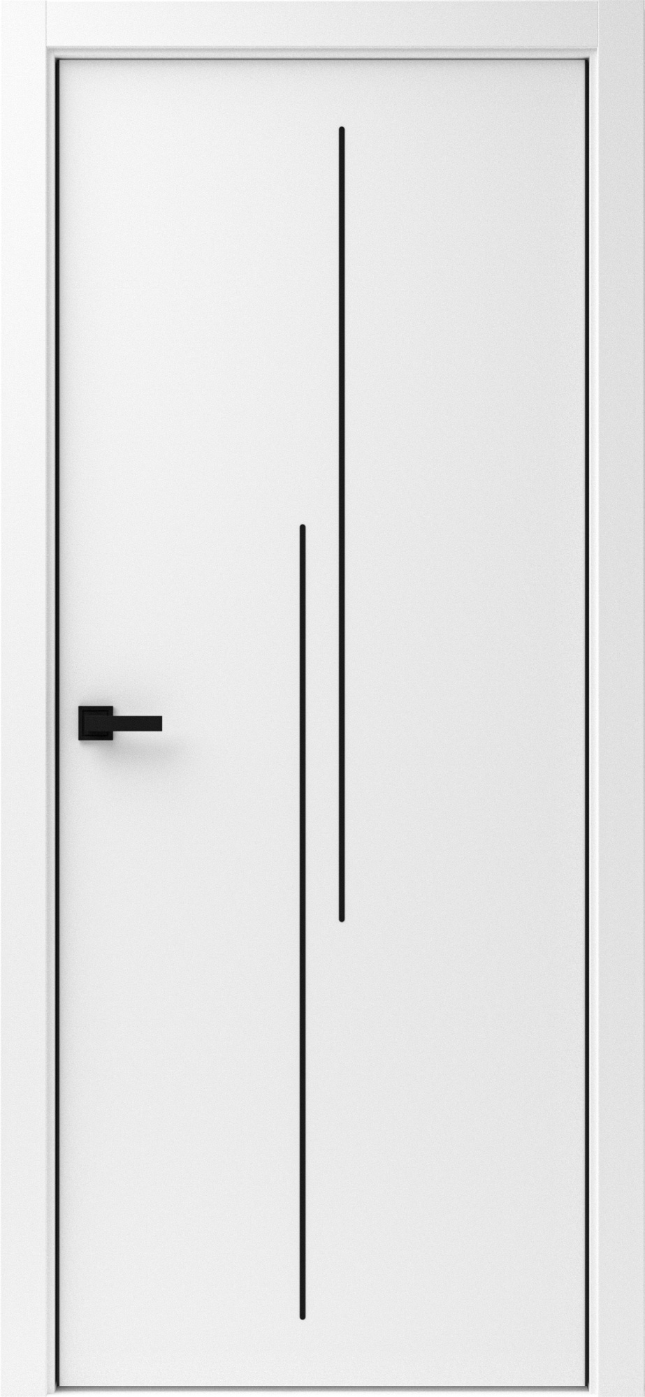 Межкомнатная дверь Emalitum 8 (Снежно-белый) 600*2000