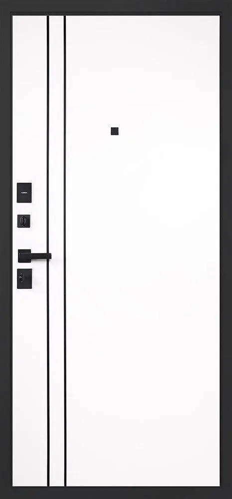 Входная дверь Грани 880*2050 (Грани белый матовый)