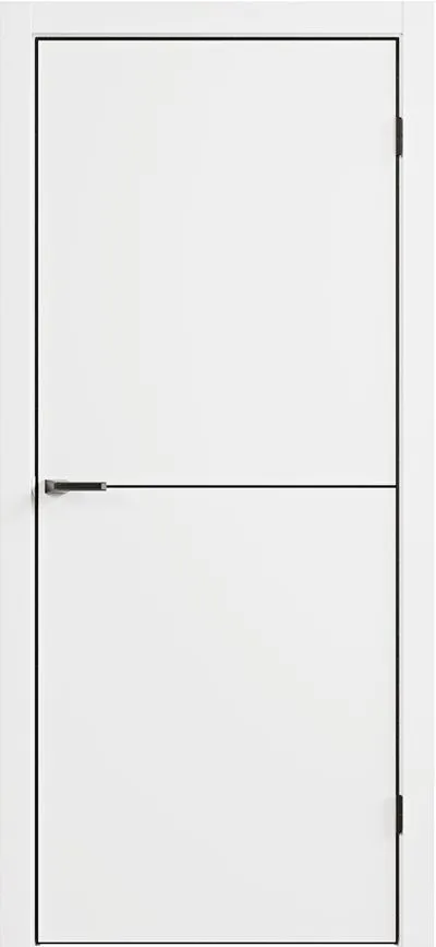 Межкомнатная дверь Emalitum 1 (Снежно-белый) 600*2000