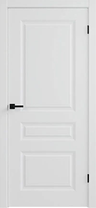 Межкомнатная дверь Каскад ДГ (скиновая) (Эмаль белая) 600*2000