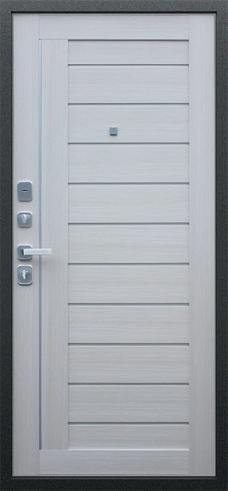 Входная дверь Моно 960*2050 (Моно белая лиственница)