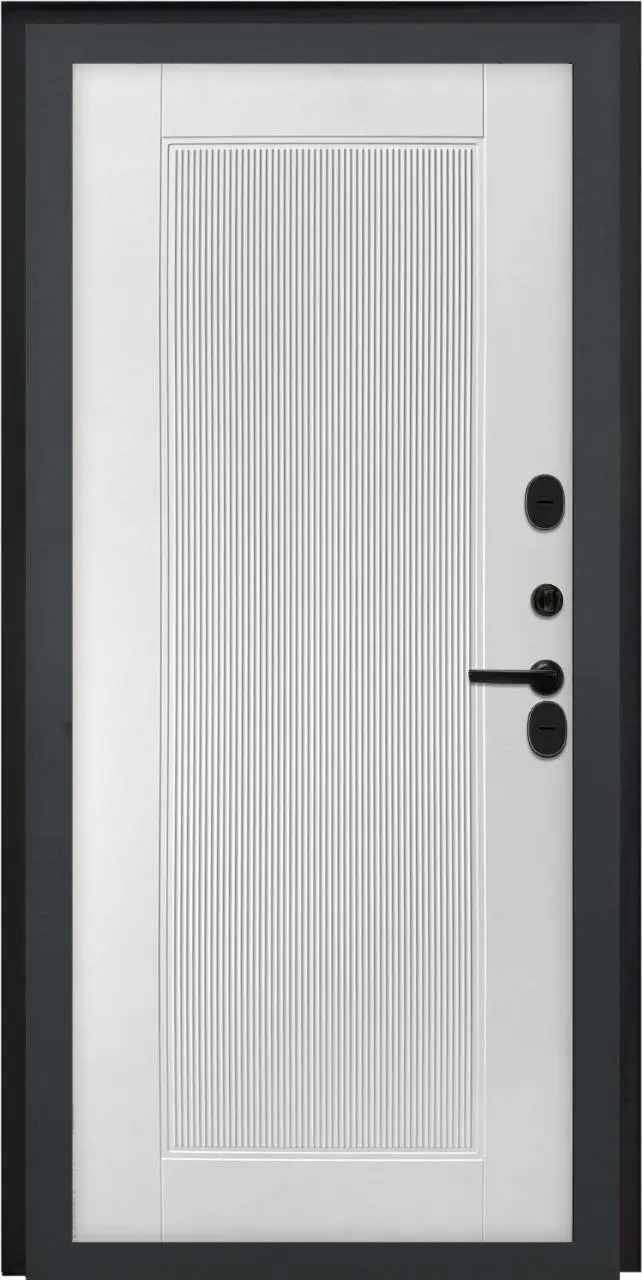 Входная дверь L 3B 960*2050 (ПВХ 10мм Астрод Velutto Bianco)